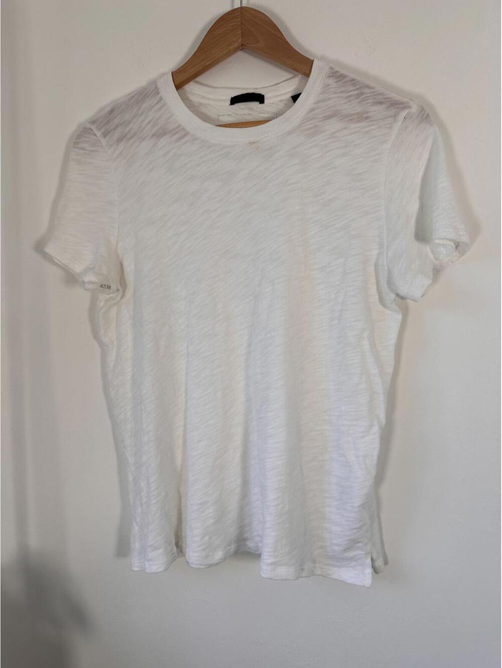 ATM Slub Jersey Schoolboy Crewneck Tee Size L Capsule Minimalist T Shirt - Picture 3 of 11
